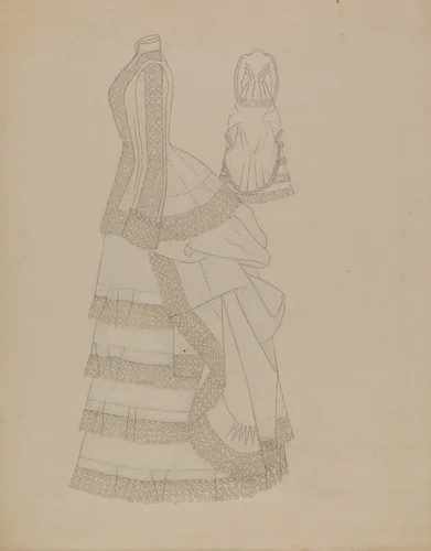 Dress by Catherine Fowler, index of american design, 1936