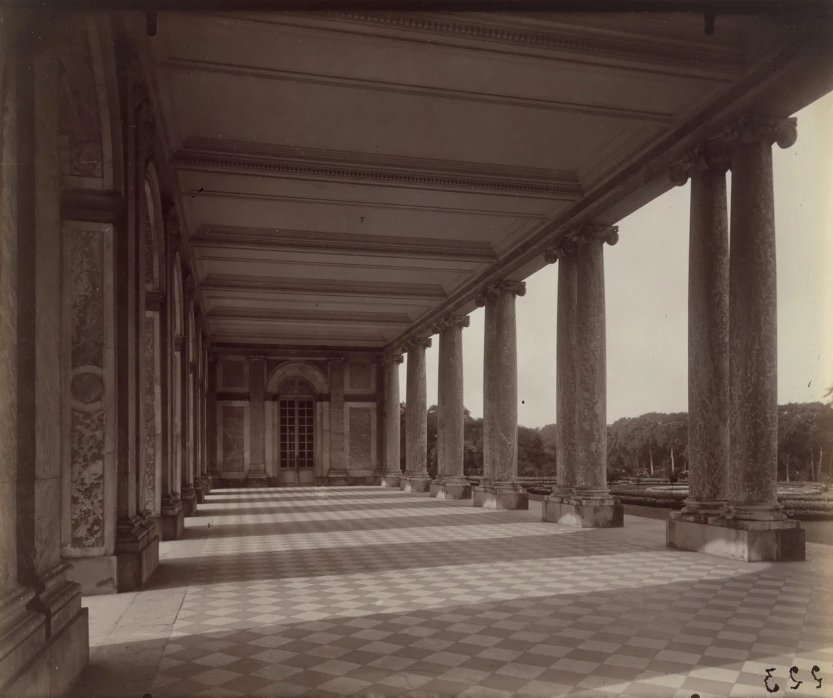 Grand Trianon by Eugène Atget, photograph, 1923