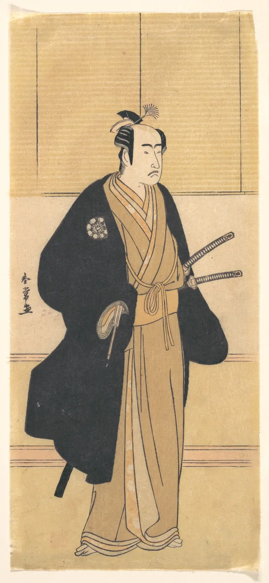 An Unidentified Actor in the Role of a Samurai by Katsukawa Shunjō, print, 1700-1787