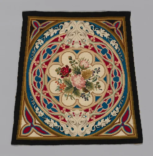 Prie-Dieu Cover by England, textile, 1847-1870
