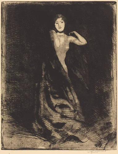 La Femme (frontispiece) by Albert Besnard, print, 1886