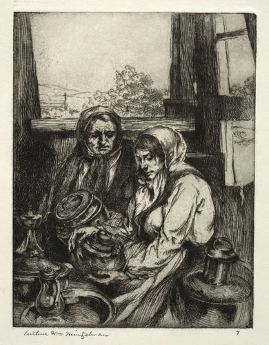 Old Brass by Arthur William Heintzelman, print, 1919