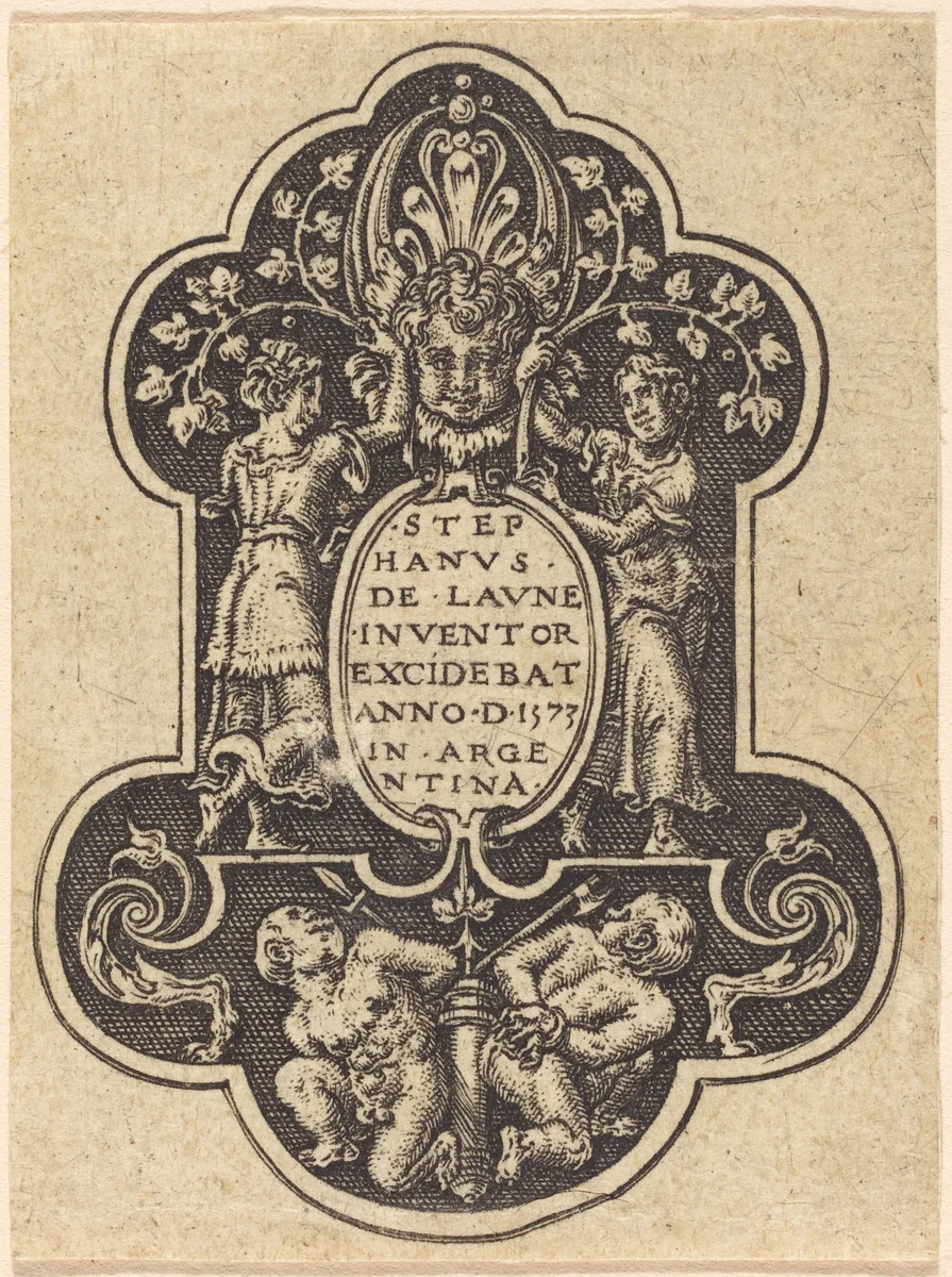 Title Page by Etienne Delaune, print, 1519-1583