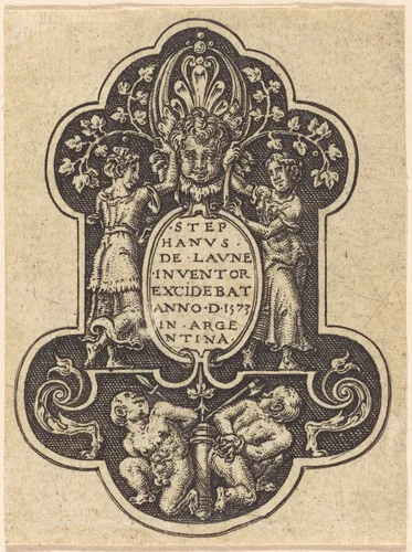 Title Page by Etienne Delaune, print, 1519-1583