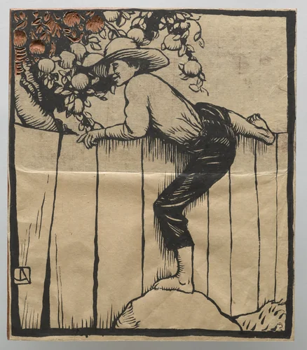 Block to Illustrate Woodcutting by Arthur Allen Lewis, print, 1900-1924