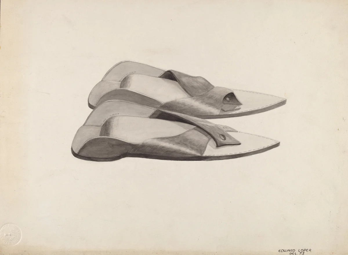 Pattens by Edward L. Loper, index of american design, 1936