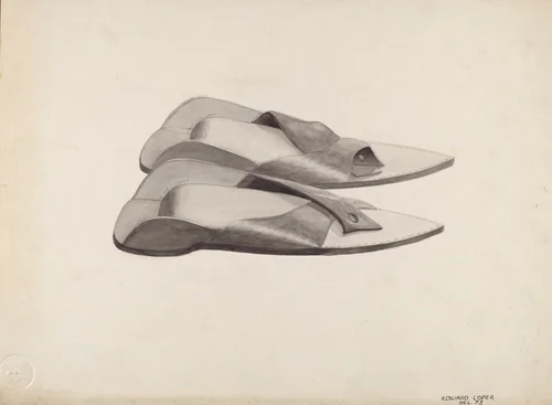 Pattens by Edward L. Loper, index of american design, 1936