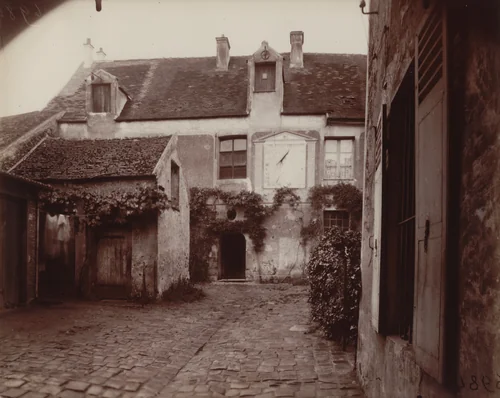 Verrières, vieux logis by Eugène Atget, photograph, 1922