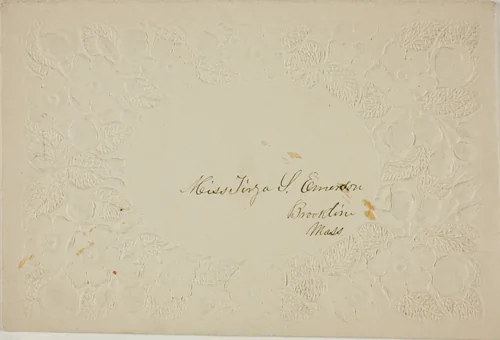 Valentine envelope by Unknown Artist, other, 1801-1900