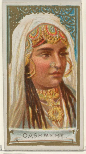 Cashmere, from the Types of All Nations series (N24) for Allen & Ginter Cigarettes by Allen & Ginter, print, 1889
