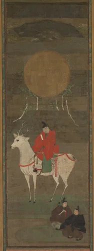 Departure from Kashima by Unknown, painting, 1336-1392