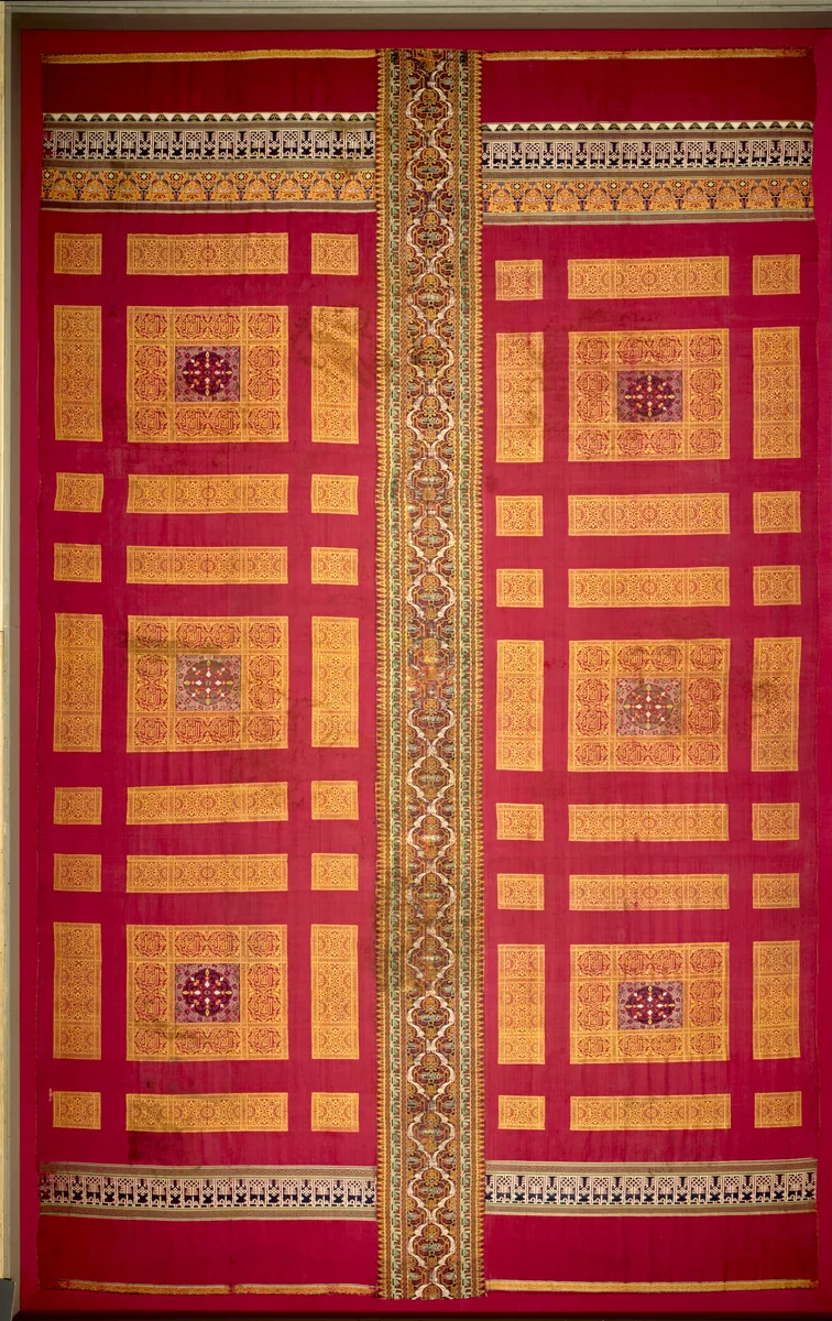Alhambra Palace Silk Curtain by Unknown, textile, 1345-1355