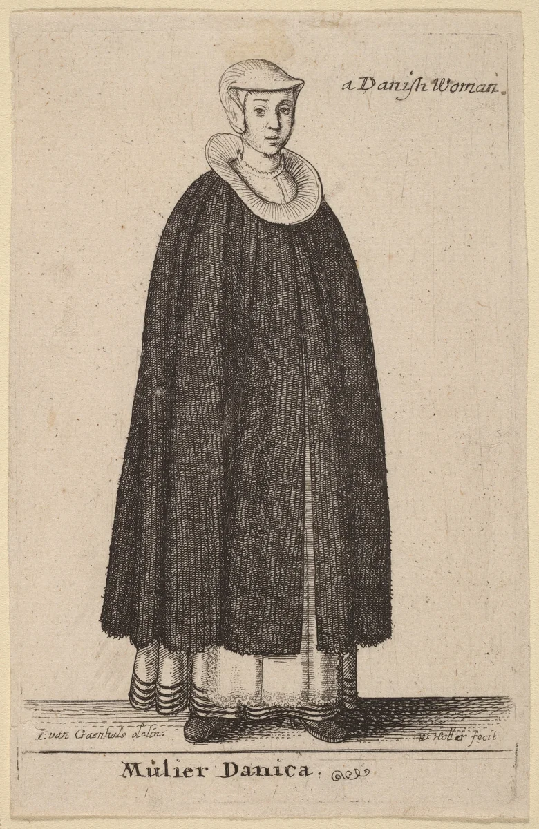 Mulier Danica by Wenceslaus Hollar
Hendrik J. van Craenhals, print, 1643