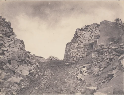 Carrière aux Sables de Macherin by Eugène Cuvelier, photograph, 1863