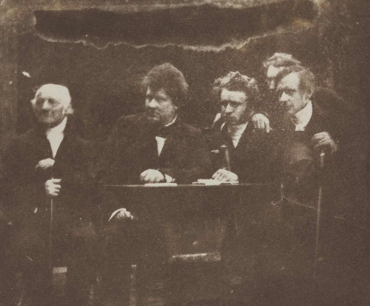 Dr. Cunningham, Dr. Guthrie, Dr. Candlish by David Octavius Hill, Robert Adamson, photograph, 1841