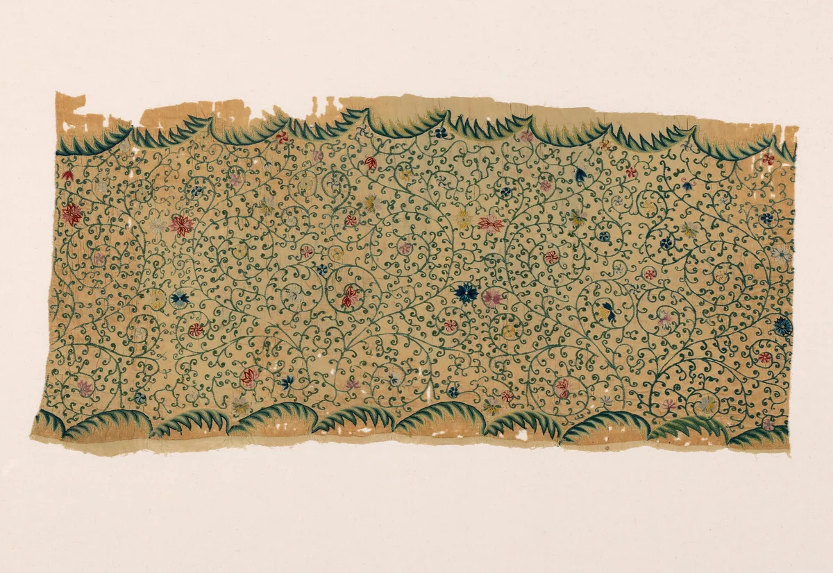 Panel by England, textile, 1701-1725