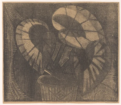 Bladbegonia by Samuel Jessurun de Mesquita, print, 1920