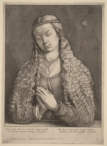 Katharine Furlegerin by Wenceslaus Hollar
Albrecht Dürer, print, 1646