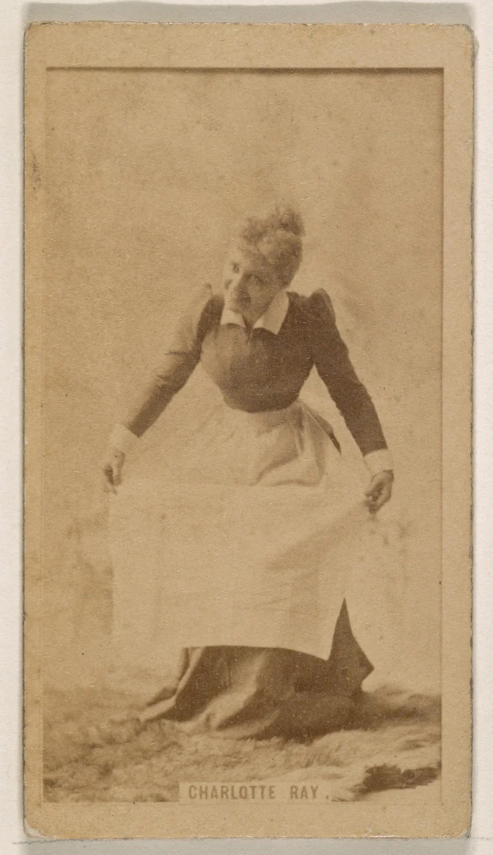 Charlotte Ray, from the Actresses series (N245) issued by Kinney Brothers to promote Sweet Caporal Cigarettes by Kinney Brothers Tobacco Company, photograph, 1890