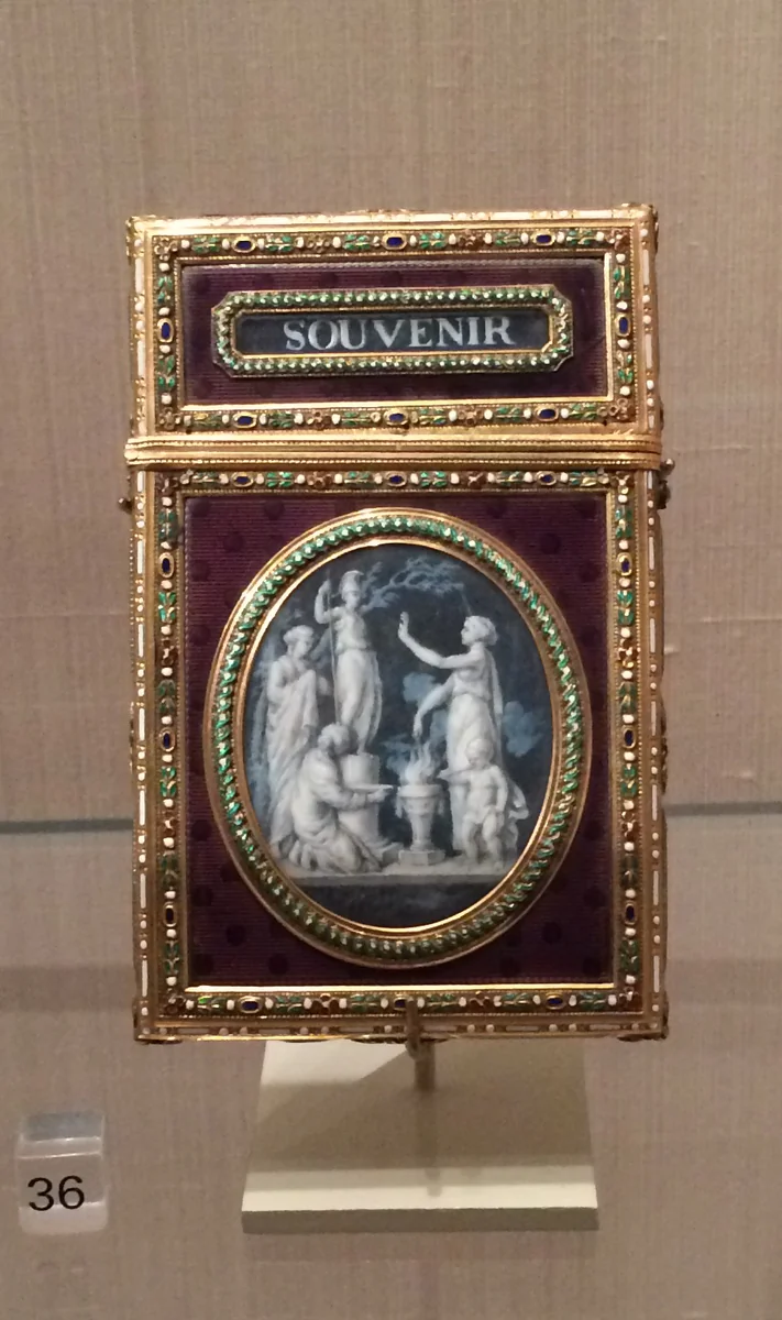 Souvenir by Jacques Joseph de Gault, metalwork, 1779-1780