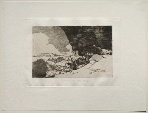 The Horrors of War: The Same Elsewhere by Francisco de Goya, print, 1810-1820