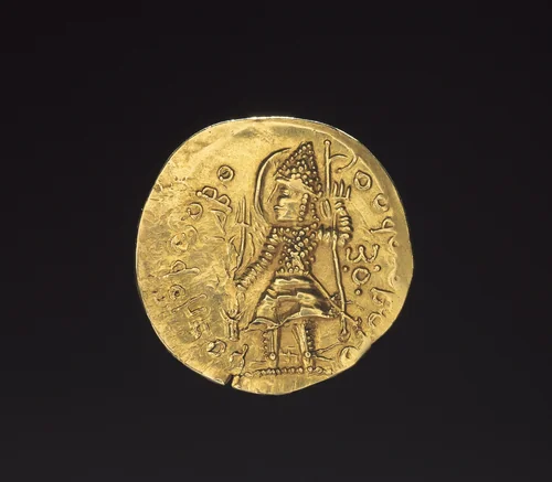 Golden Dinar by Unknown, metalwork, 200-299
