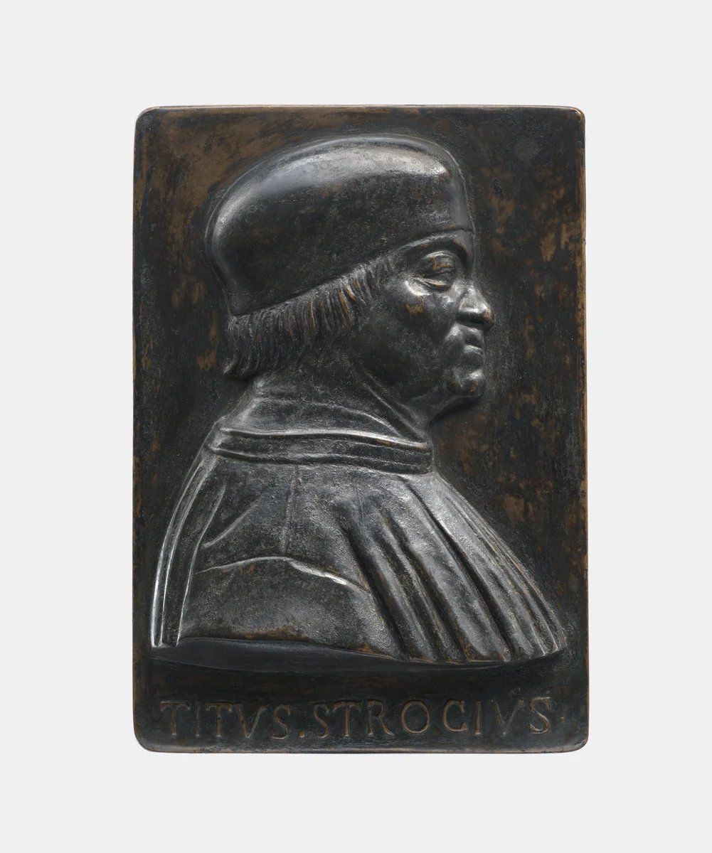 Tito Vespasiano Strozzi 1422–1505 by Unknown, metalwork, 1495-1505