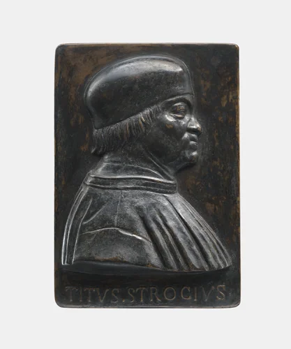 Tito Vespasiano Strozzi 1422–1505 by Unknown, metalwork, 1495-1505