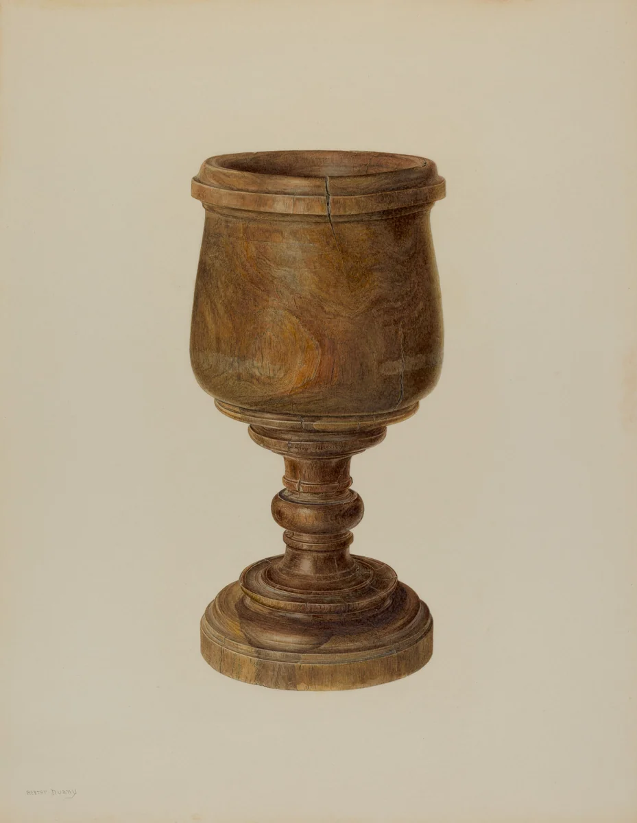 Mortar by Hester Duany, index of american design, 1940