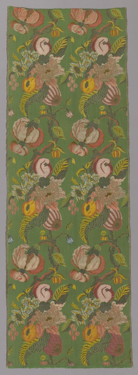 Length of Woven Silk by France, textile, 1735-1738