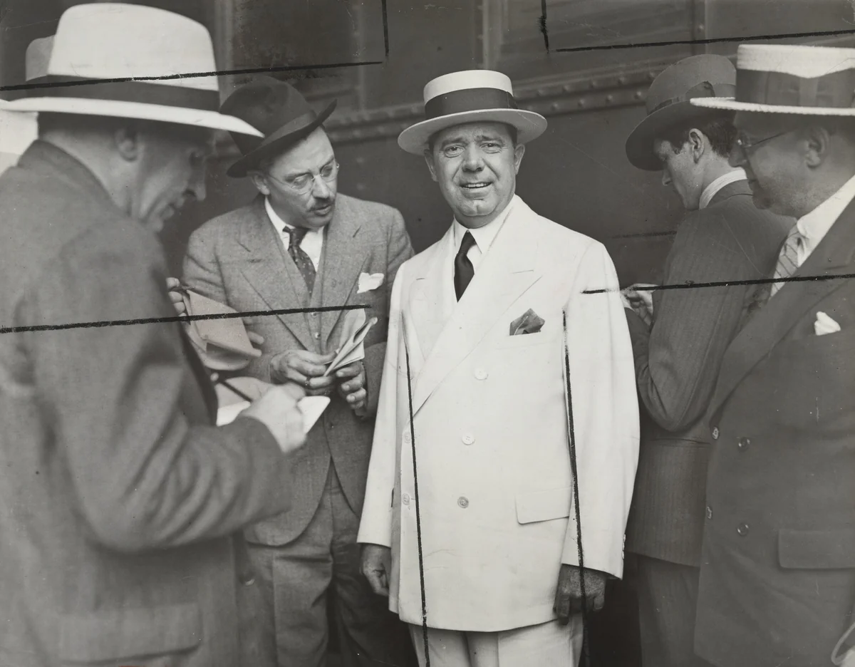 "Louisiana 'Kingfish' Ready for the Fray" by Times Wide World Photos, photograph, 1932