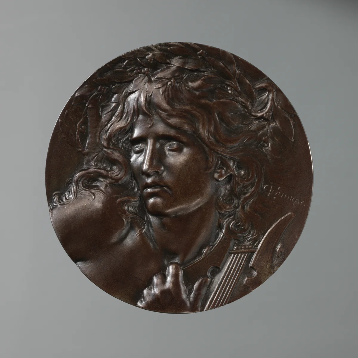Orpheus, returning from Hades without Eurydice by Marie Coudray, metalwork, 1893-1899