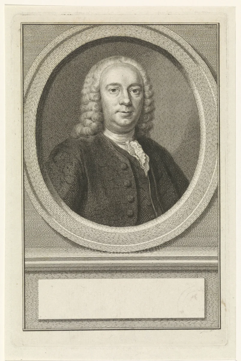 Portret van Pieter Steijn by Jacob Houbraken, print, 1708-1780