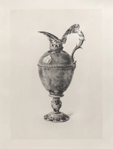 Oriental Ewer Made from Agate by Jules Ferdinand Jacquemart, print, 1868