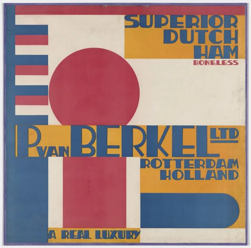 Advertisement for P. van Berkel Ltd., Rotterdam by Paul Schuitema, design, 1925