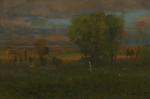Twilight in Italy by George Inness, painting, 1890
