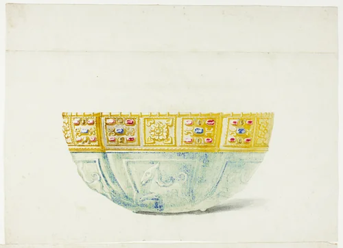 Jewelled Bowl in the Treasury of San Marco, Venice by Giuseppe Grisoni, painting, 1719-1769