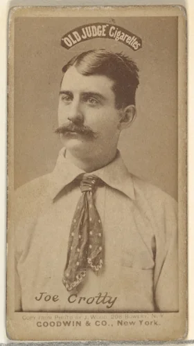 Joseph P. "Joe" Crotty, from the Old Judge series (N172) for Old Judge Cigarettes by Goodwin & Company, photograph, 1887-1890