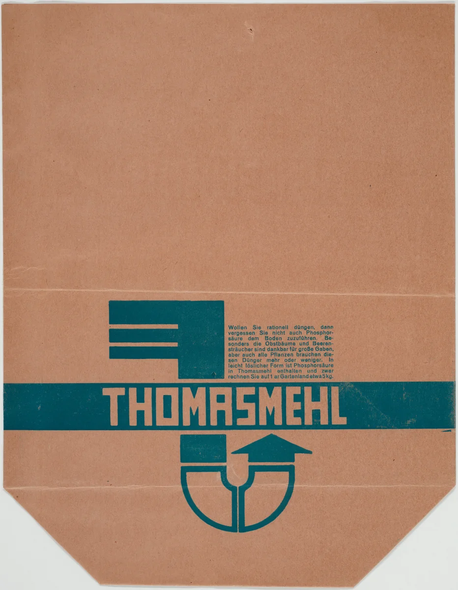 Thomasmehl by Robert Michel, design, 1924