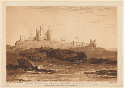 Dunstanborough Castle by Charles Turner
Joseph Mallord William Turner, print, 1808