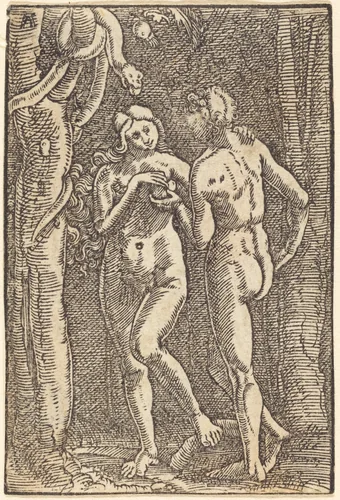 The Fall of Man by Albrecht Altdorfer, print, 1513