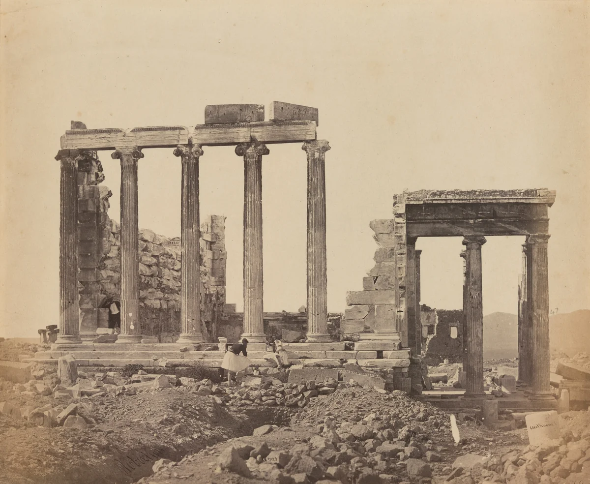 The Erectheum by James Robertson; Felice Beato; Antonio Beato, photograph, 1857