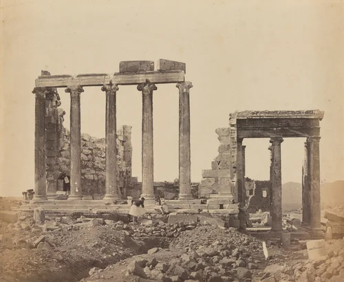 The Erectheum by James Robertson; Felice Beato; Antonio Beato, photograph, 1857