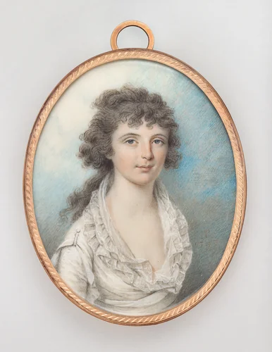 Marcia Burns by James Peale, drawing, 1797