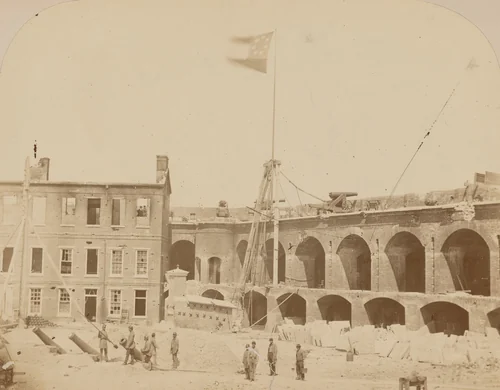 Fort Sumter, Charleston, South Carolina by George S. Cook, photograph, 1861