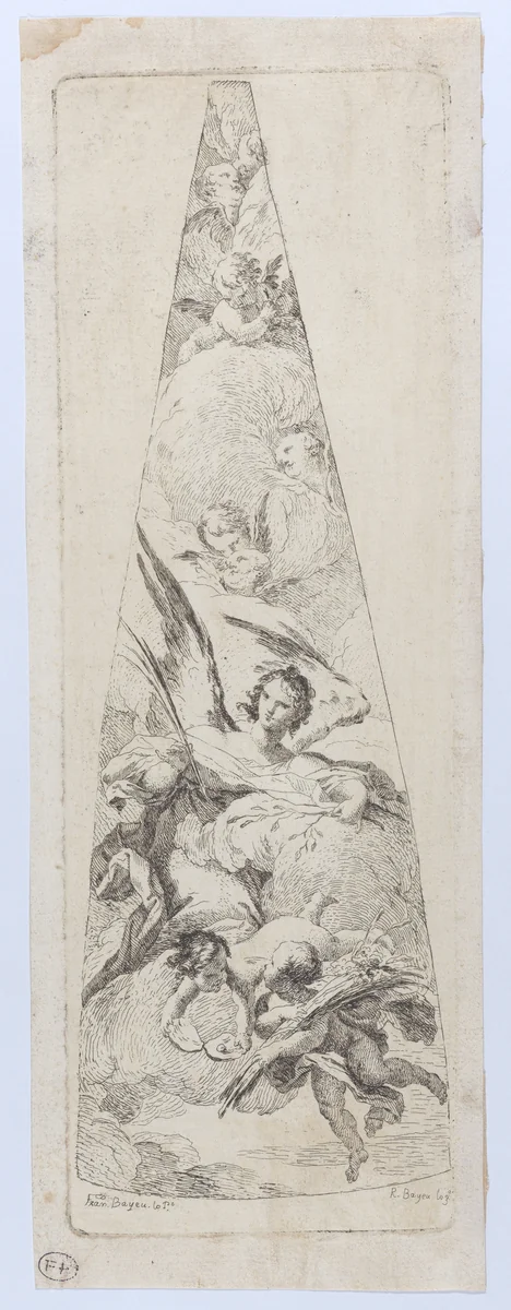 The Attributes of the Virgin by Ramón Bayeu, print, 1780