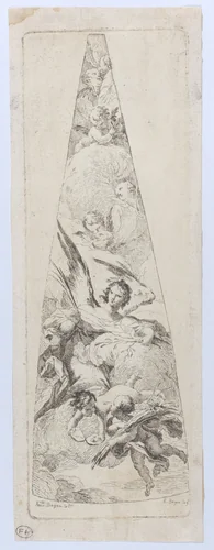 The Attributes of the Virgin by Ramón Bayeu, print, 1780