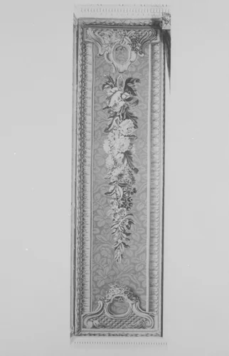 Vertical panels with garland by Jacques Germain Soufflot, textile, 1758-1771