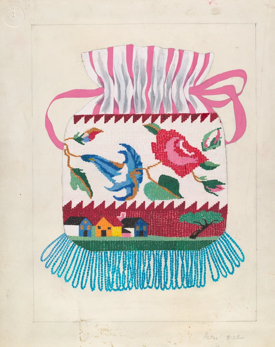 Purse by Mabel Ritter, index of american design, 1936
