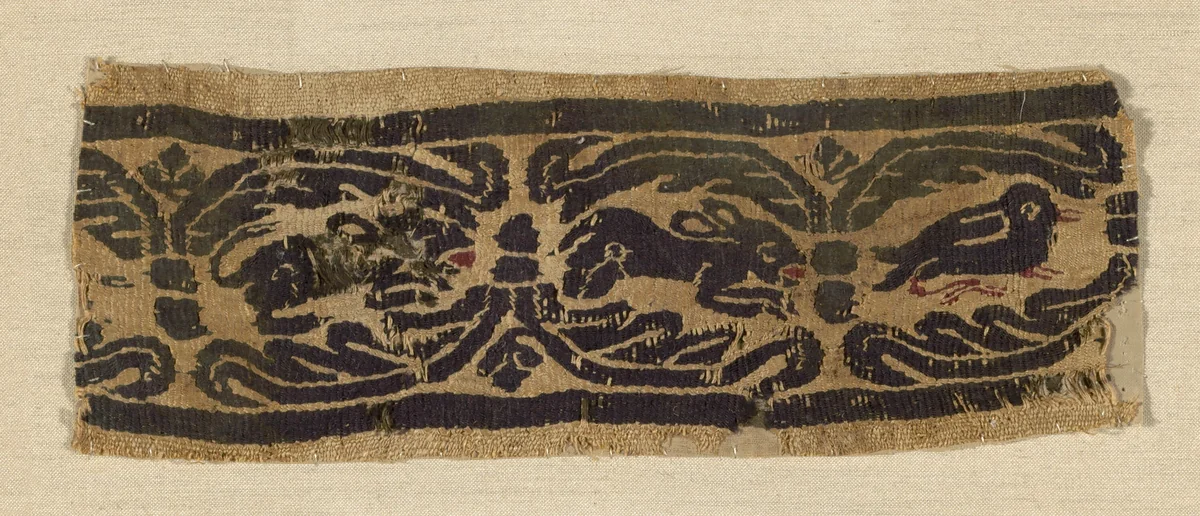 Border by Coptic Egypt, textile, 301-600